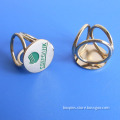 Engraved Scarf Rings Scarf Buckle Slide Tube Ring Holder